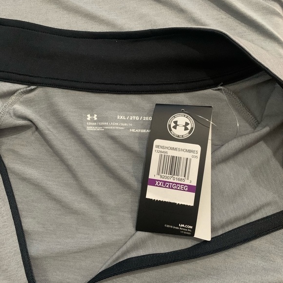 New Men’s Under Armour 1/2 Zip Long Sleeve Top - Picture 5 of 11